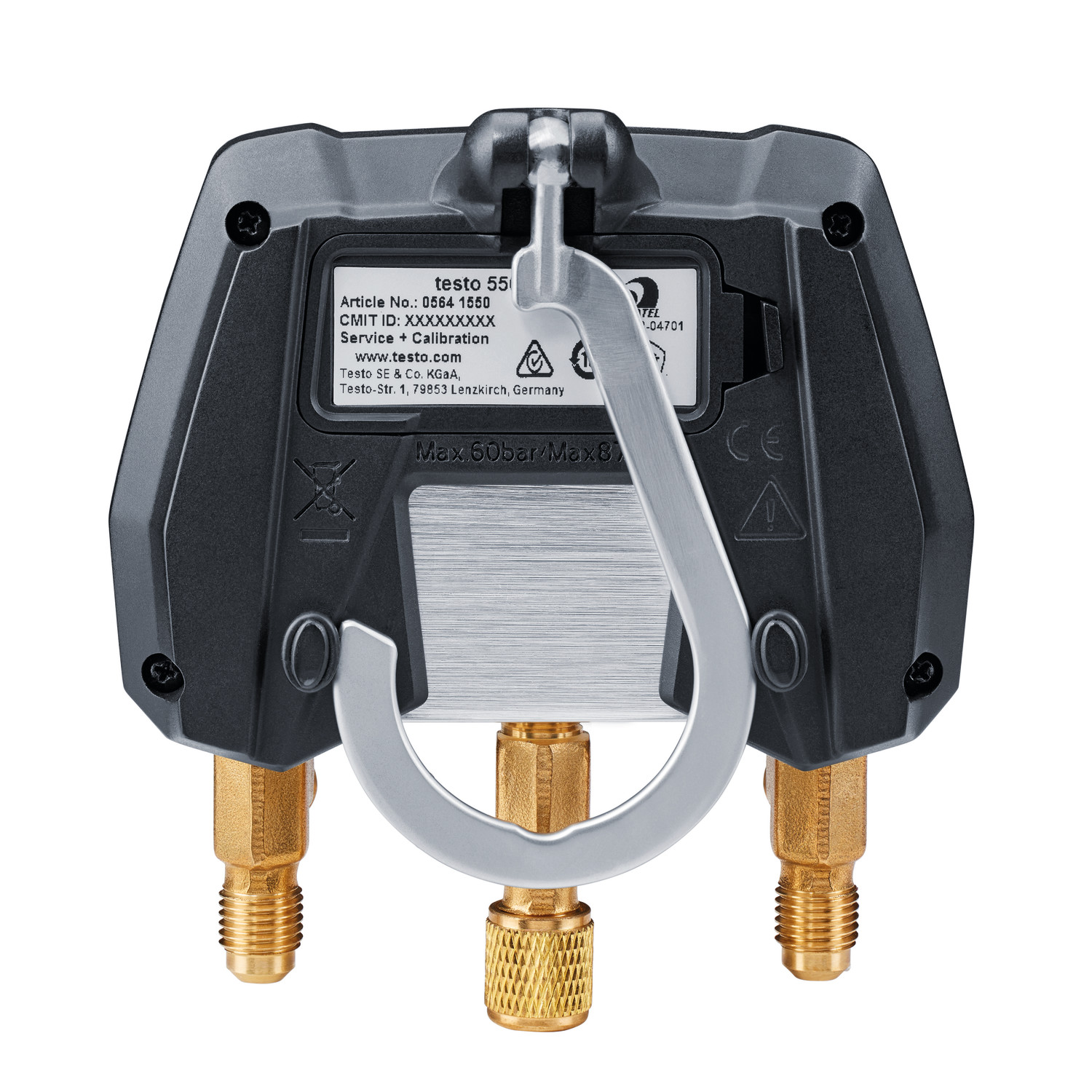 App-gesteuerte digitale Monteurhilfe testo 550i mit Bluetooth und 2-Wege Ventilblock