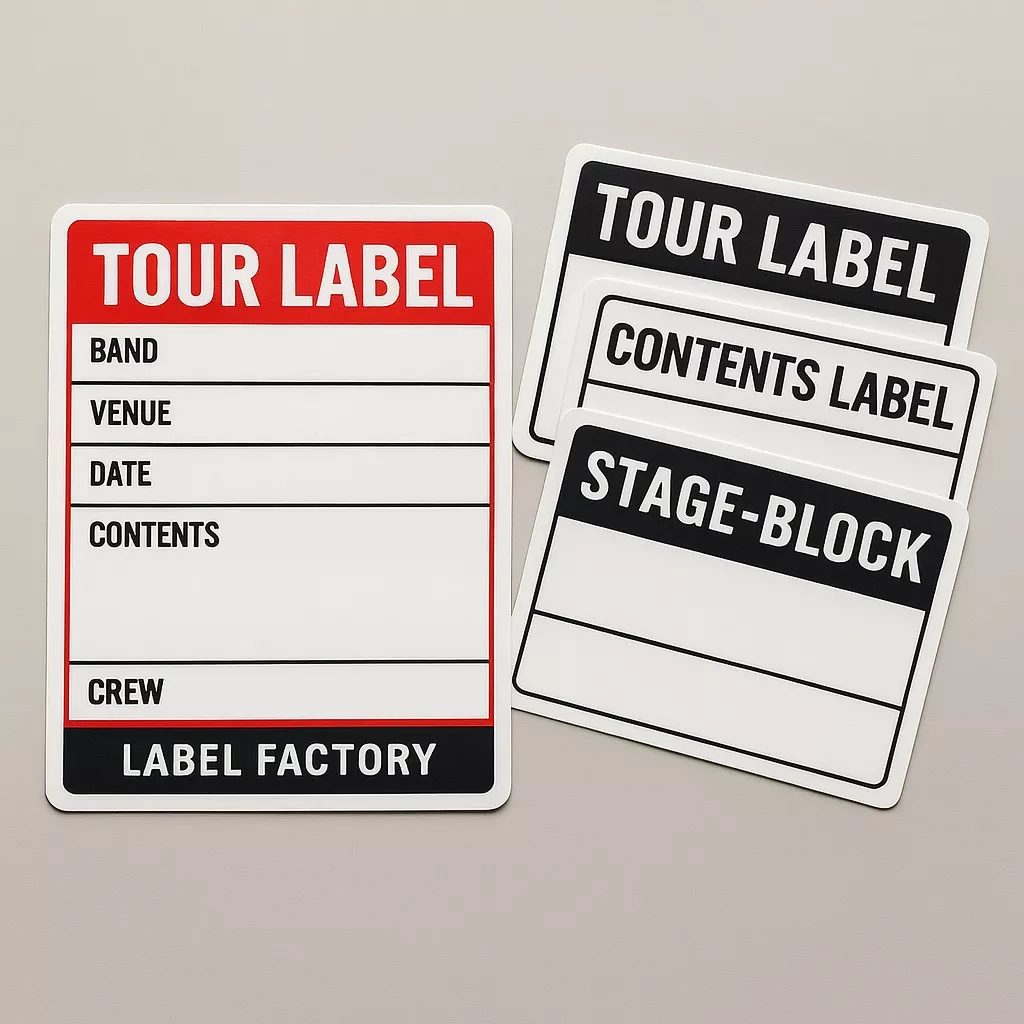 Tour- & Flightcaselabels