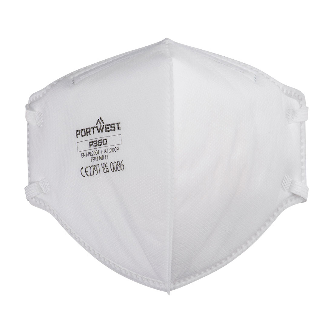 FFP3 Dolomite faltbare flache Atemschutzmaske – Atemschutz FFP3 | Portwest P350