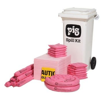Chemikalien-Notfallkit im Rollcontainer – 263,5 l