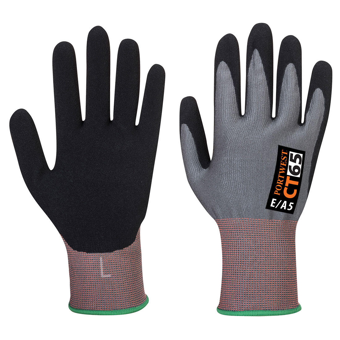 Schnittschutzhandschuhe mit Nitrilschaum – Schnittschutz E