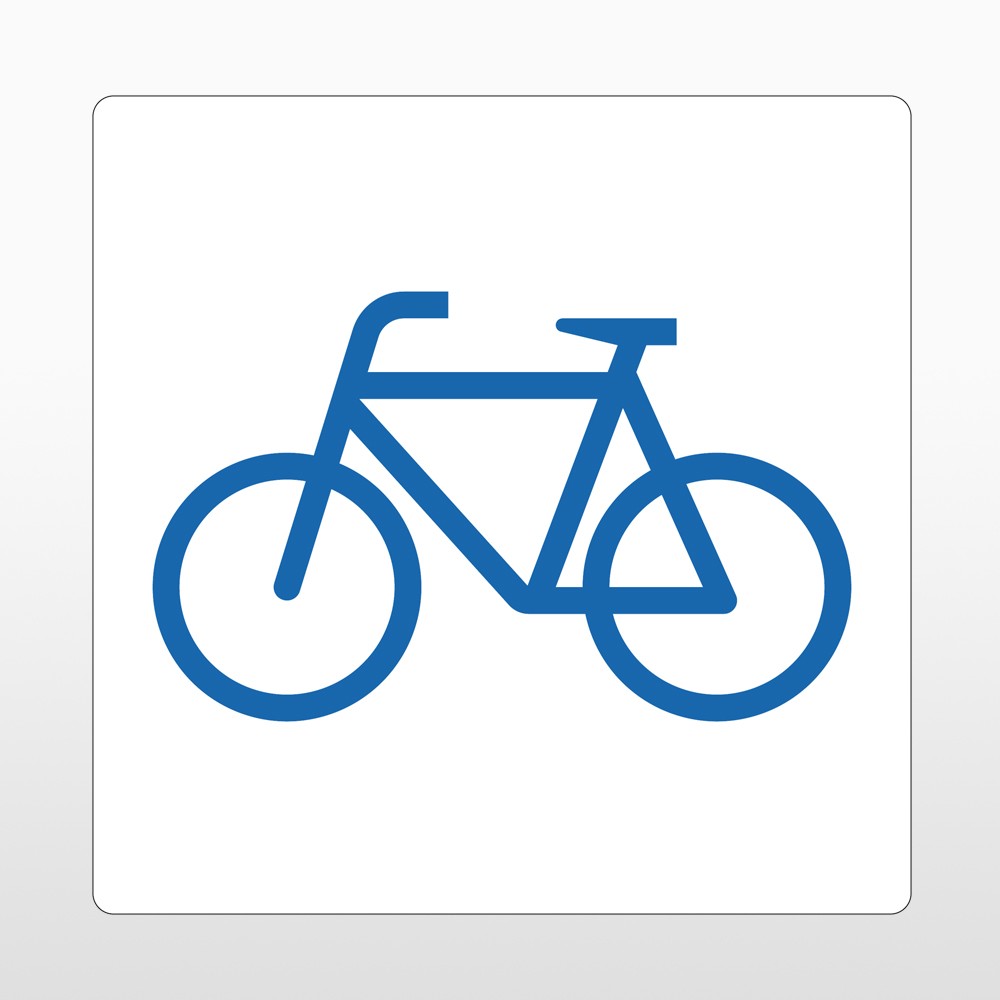 "Fahrrad" Bodenschild
