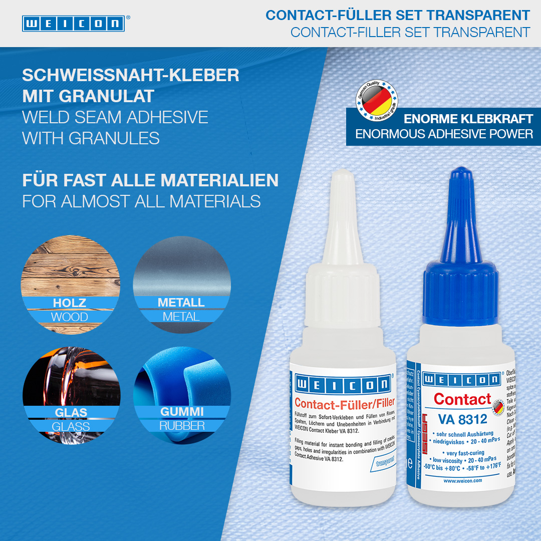 WEICON CA-Füller Set schwarz