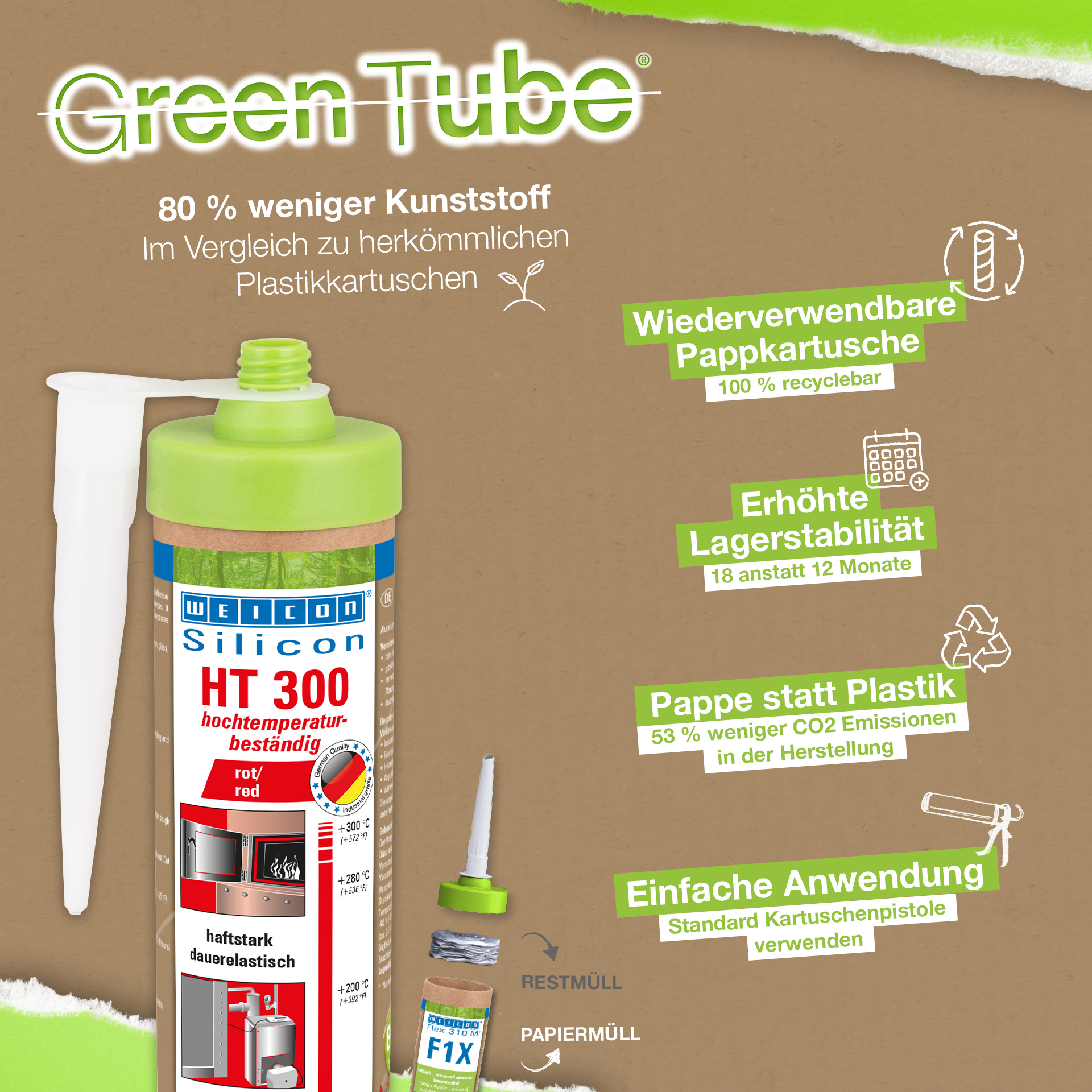 WEICON Silicon HT 300 310 ml