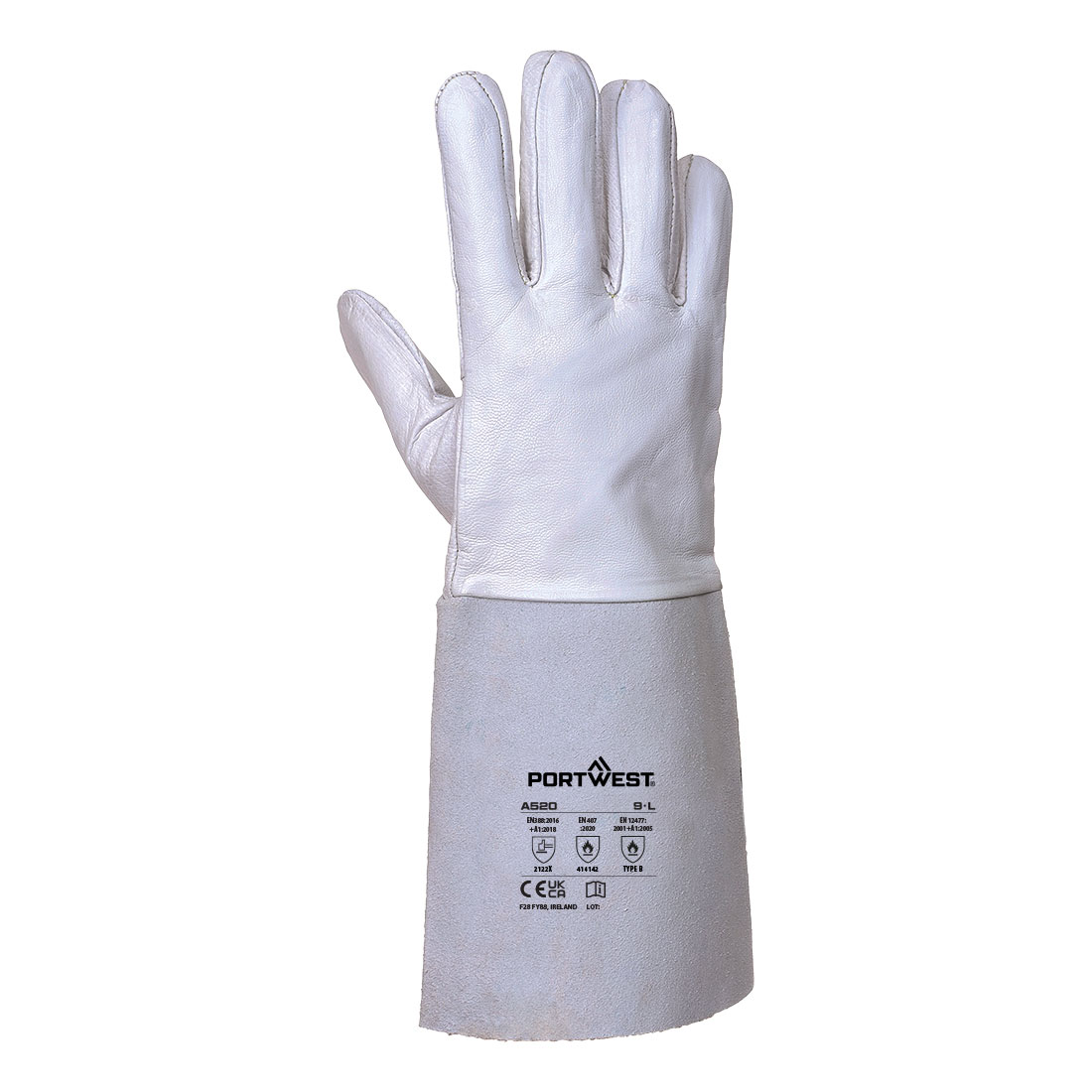 Premium Tig Schweißer-Stulpenhandschuh – Schweißerhandschuh EN 12477 | Portwest A520