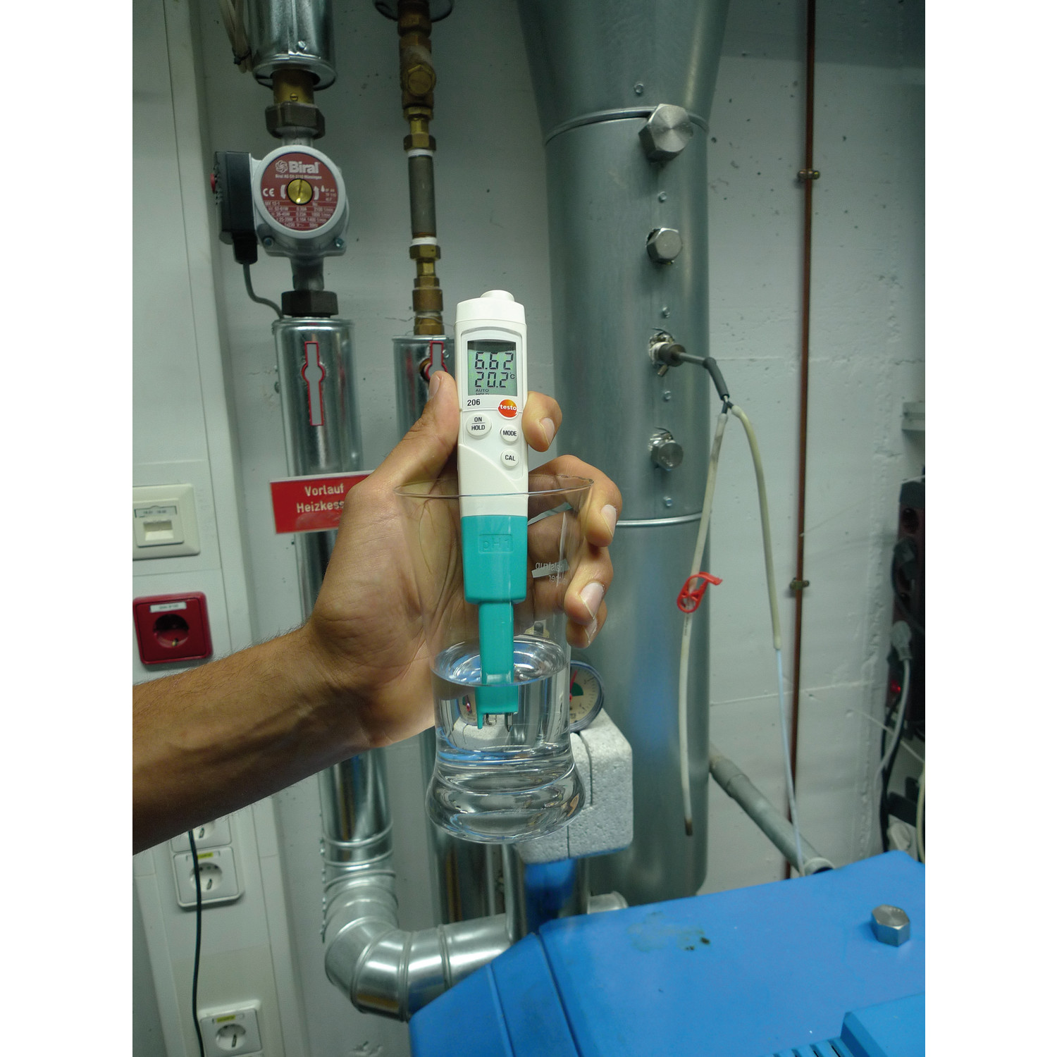 pH-Messgerät testo 206-pH1 – pH-/Temperatur-Messgerät für Flüssigkeiten