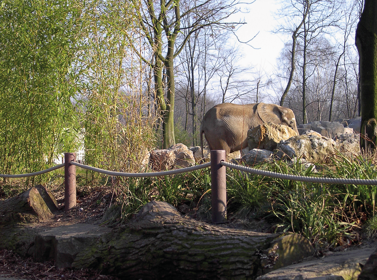 Rundpfosten aus Recycling-Kunststoff