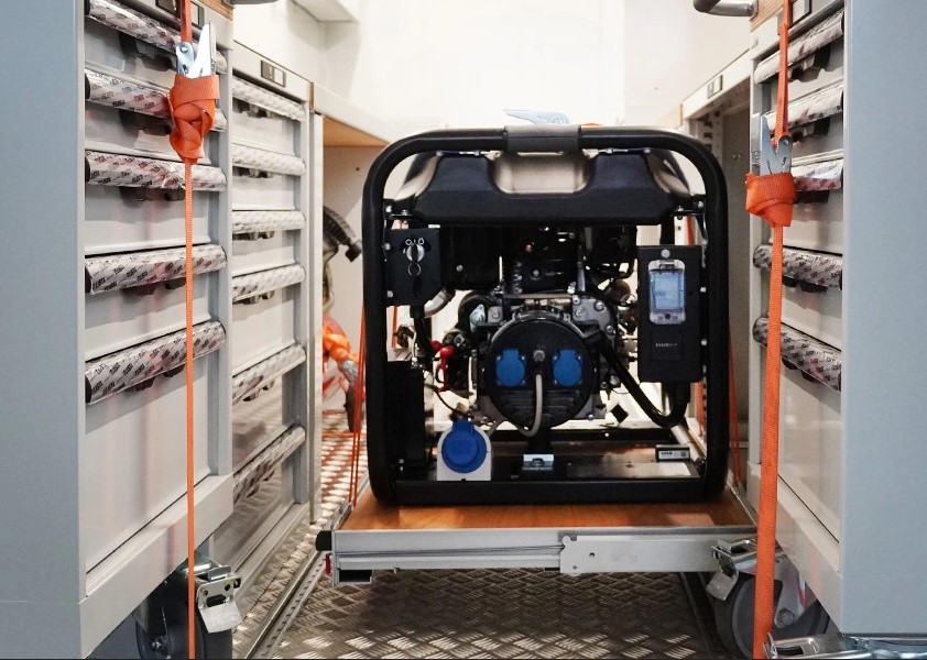 Werkstattcontainer, mobile Werkstatt