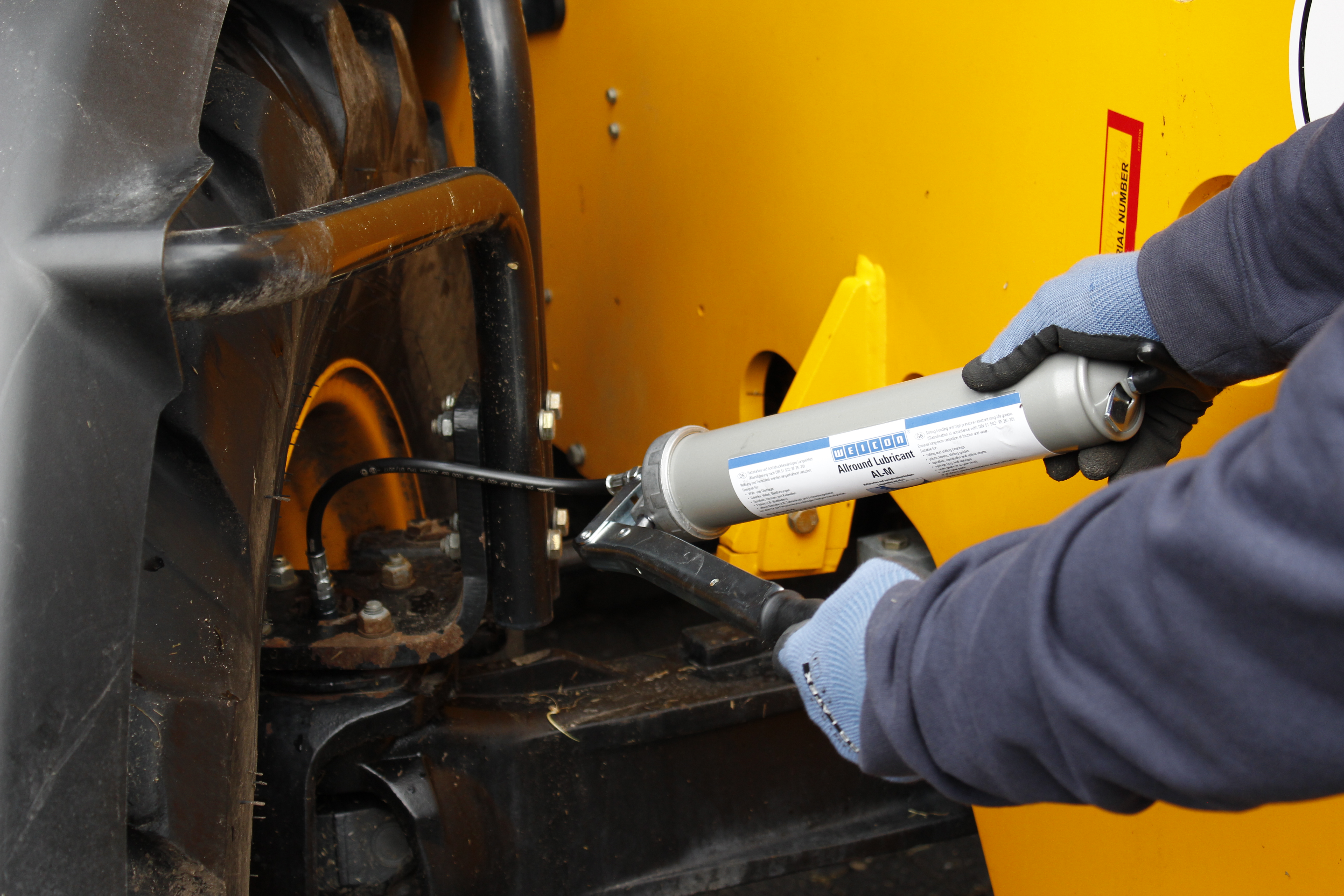 WEICON Allround-Lubricant AL-M 400 K 400g Langzeitfett mit MoS2, Kartusche