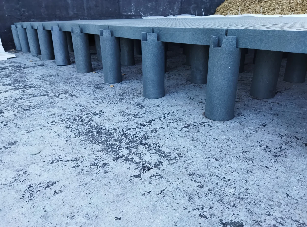 Gitterrostbodensystem für Biofilteranlagen
