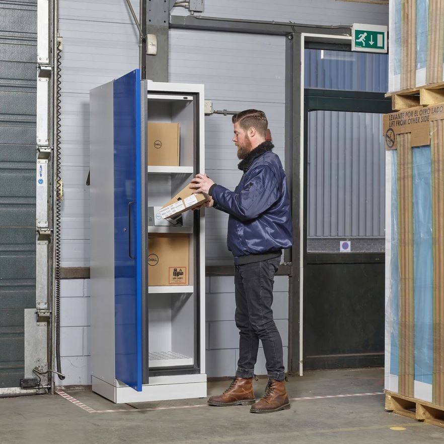 Lithium-Batterieschrank für Akkus