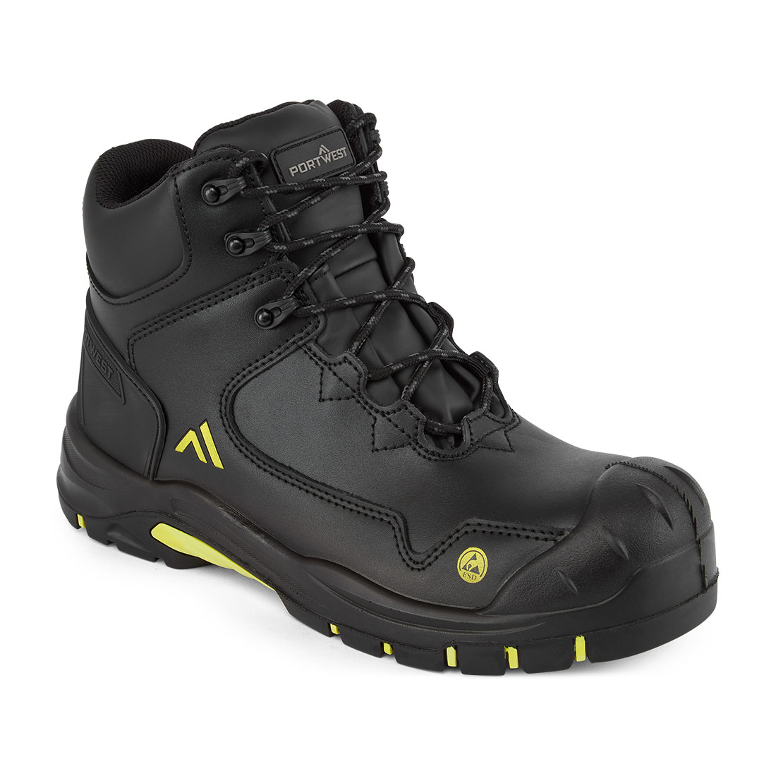 Apex Composite Mid Stiefel S3S ESD HRO SR SC FO – Sicherheitsschuh S3S ESD HRO SR SC FO | Portwest FC18