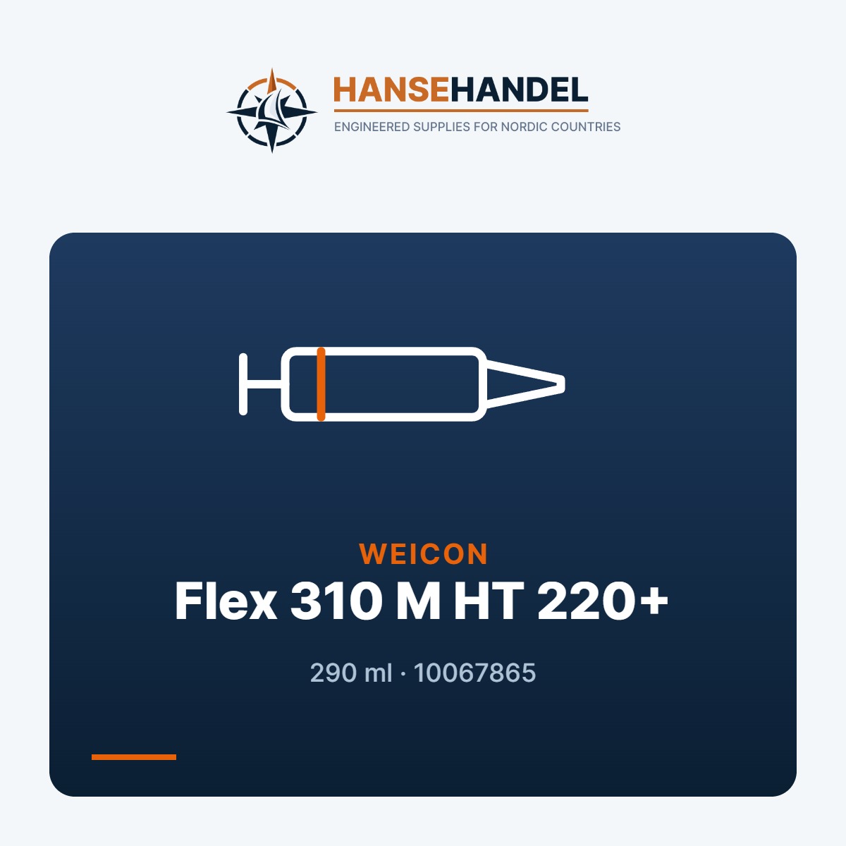 WEICON Flex 310 M® HT 220+ 290 ml grau