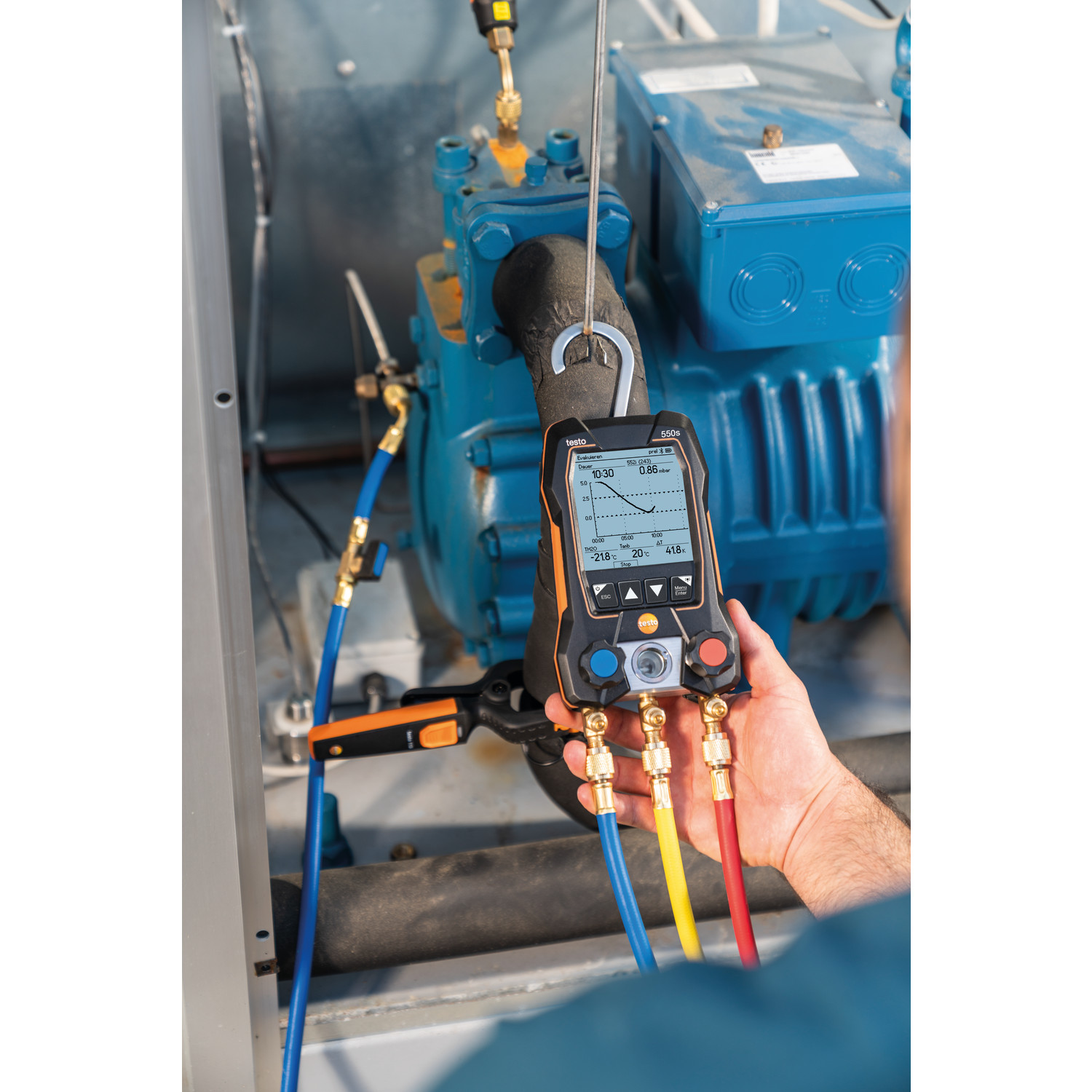 Digitale Monteurhilfe testo 550s - Wärmepumpen Einsteiger Set – Wärmepumpen-Set S