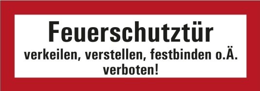 Feuerwehrschilder