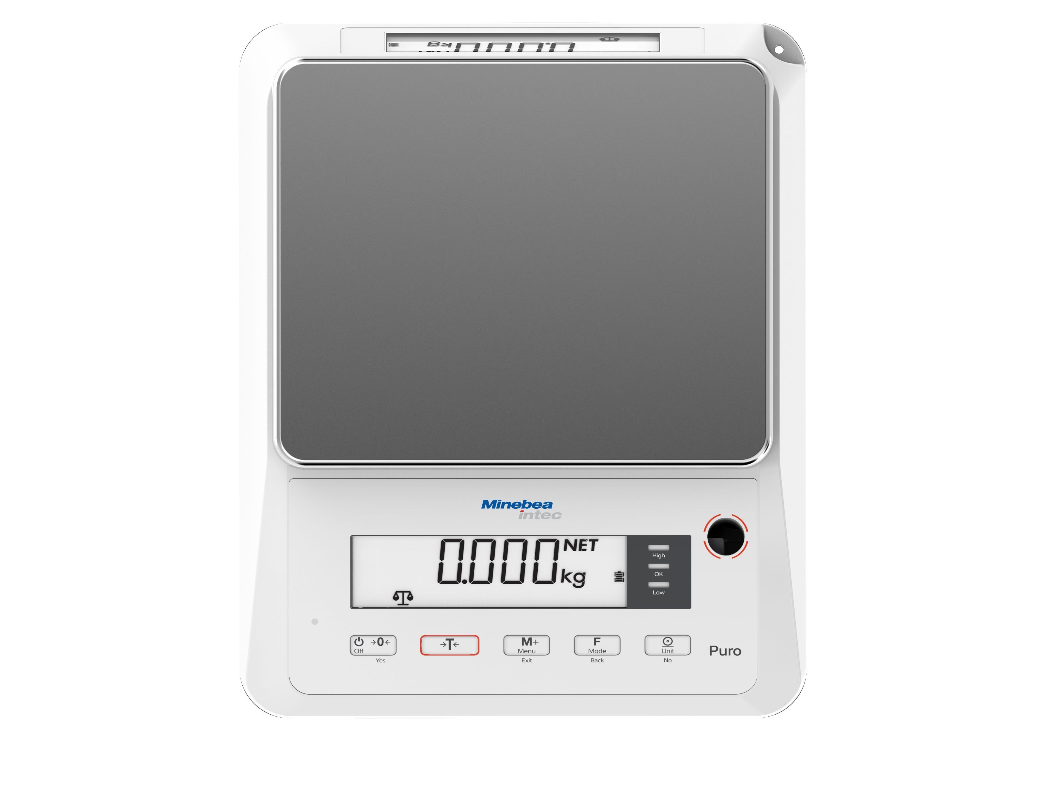 Bordvægt med 2 displays
