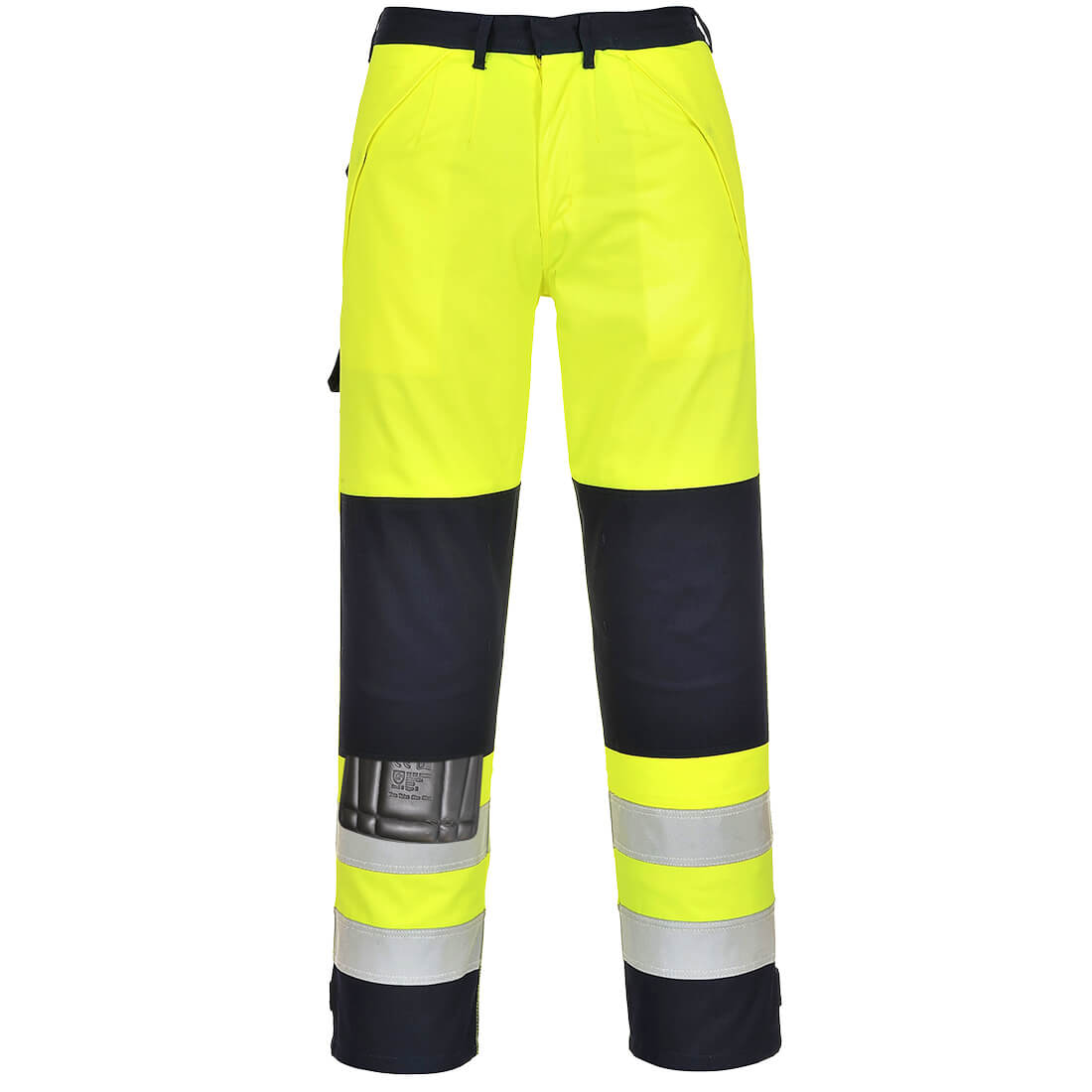 Bizflame Work Hi-Vis Multinorm Kontrast FR Bundhose – Störlichtbogenschutz ELIM 13 cal/cm² | Portwest FR62