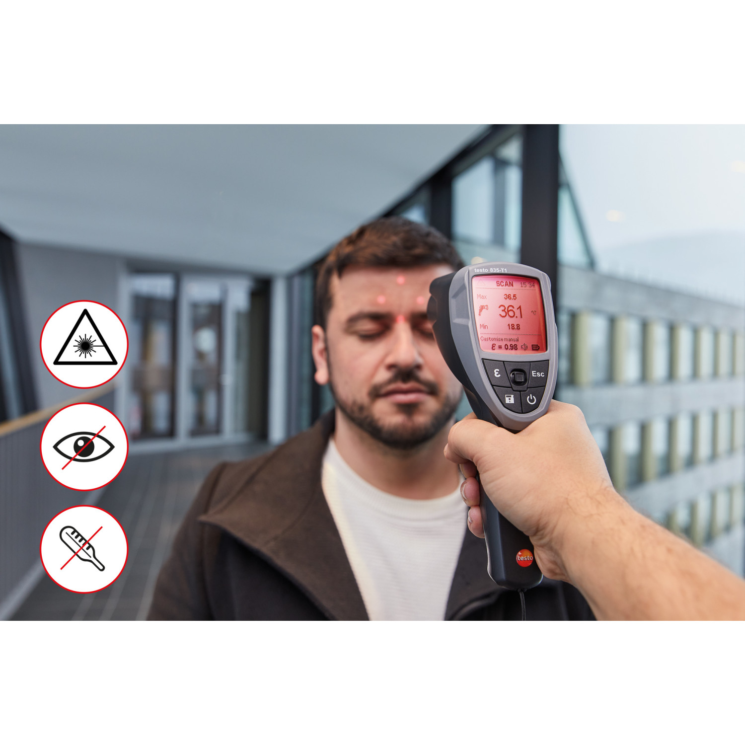 Infrarot-Thermometer testo 835-T1