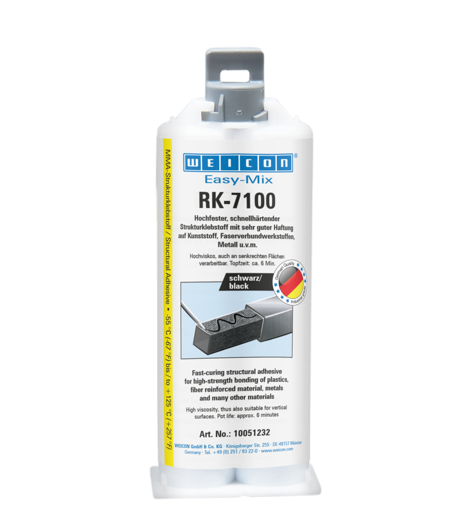 WEICON Easy-Mix RK-7100 schwarz 50 g Konstruktionsklebstoff