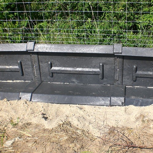 Amphibienleitwand