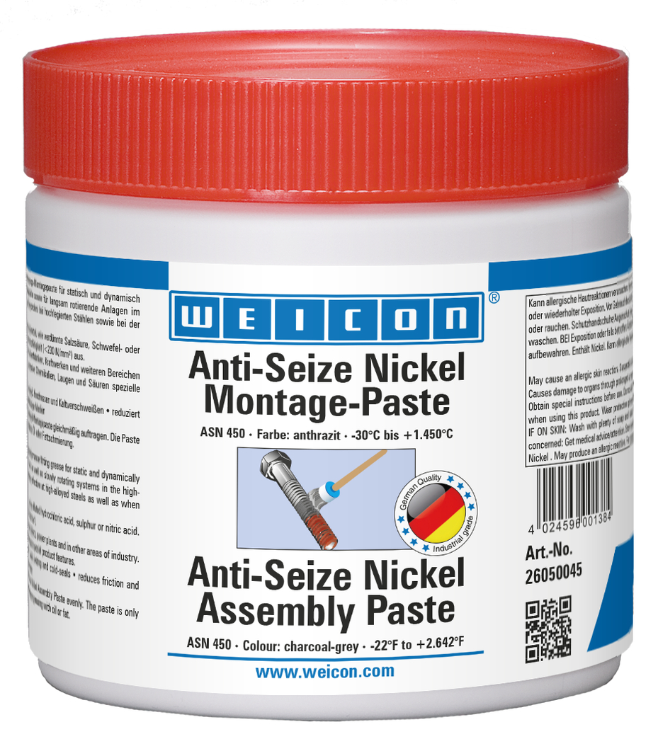 WEICON Anti-Seize ASN 450 450 g, Nickel Spezial mit MHD