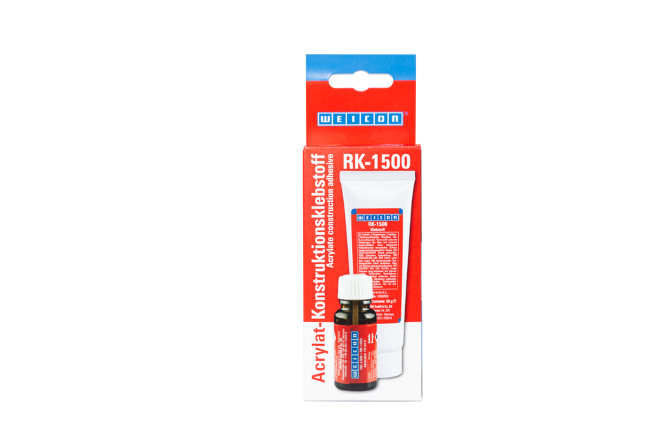WEICON RK-1500 Konstruktions- Klebstoff + Aktivator 60 g Tube