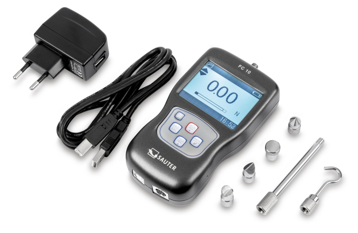 Digitales Kraftmessgerät SAUTER FC – Metallgehäuse, bis 1 kN