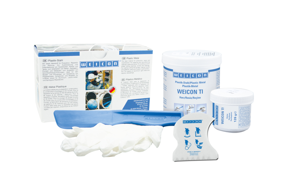 WEICON Plastik-Stahl TI 0.5 kg