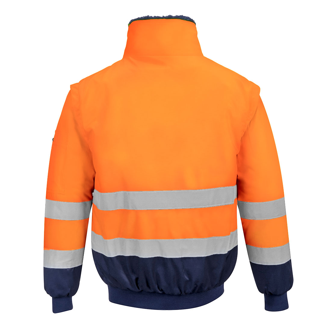 Hi-Vis 3-in-1 Kontrast Pilotjacke – Warnschutz Klasse 3 mit Kälteschutz EN 342 | Portwest PJ50