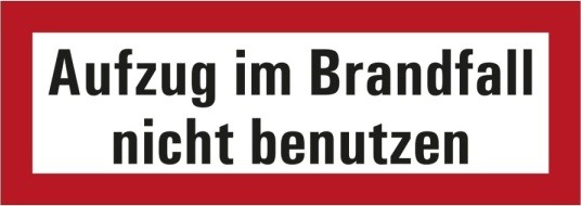 Feuerwehrschilder