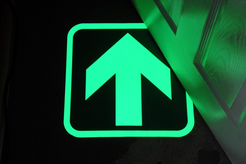 Emergency Exit Sign (Photoluminescent)