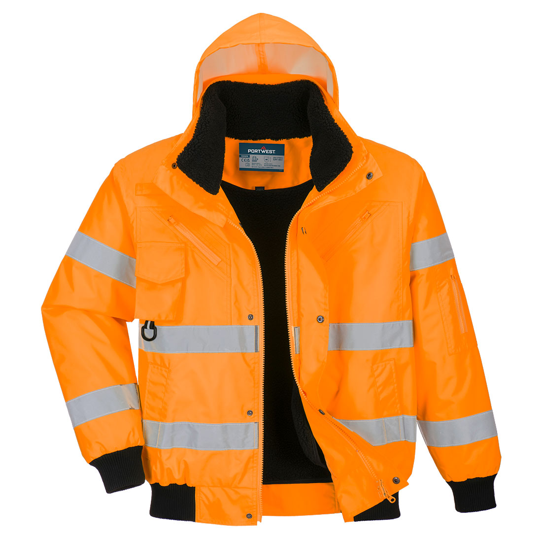 Hi-Vis 3-in-1 Pilotjacke – Warnschutz Klasse 3 mit Kälteschutz EN 342 | Portwest C467