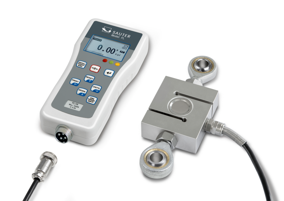 Kraftmessgerät SAUTER FL mit externer Messzelle – Premium bis 20 kN