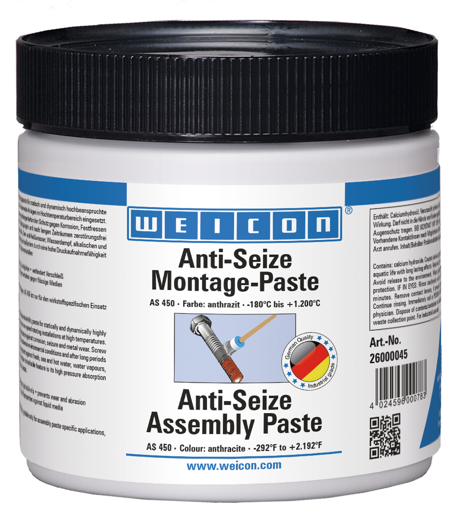 WEICON AS 450 450 g Anti-Seize Montagepaste