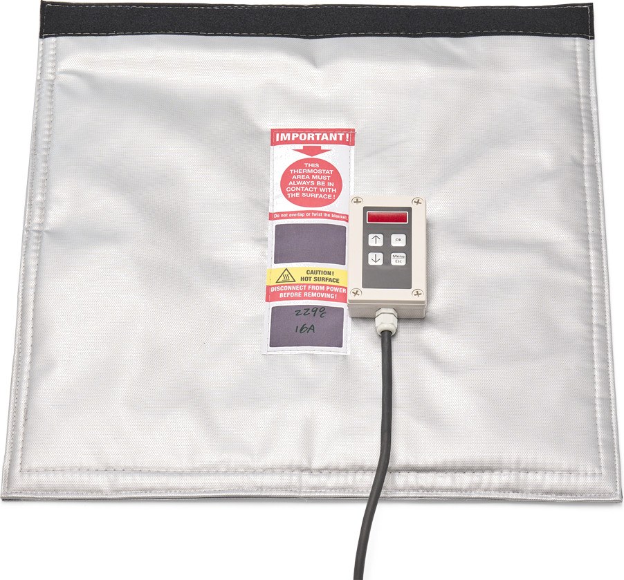 High-temperature heating blanket, insulated, adjustable 0–120 °C – view 3