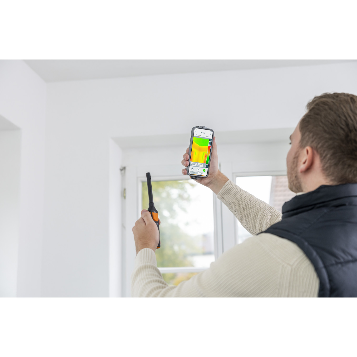 Wärmebildkamera testo 860i testo 860i Schimmel-Set mit Bluetooth-Feuchtefühler testo 605i