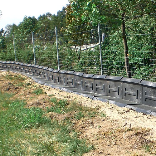Amphibienleitwand