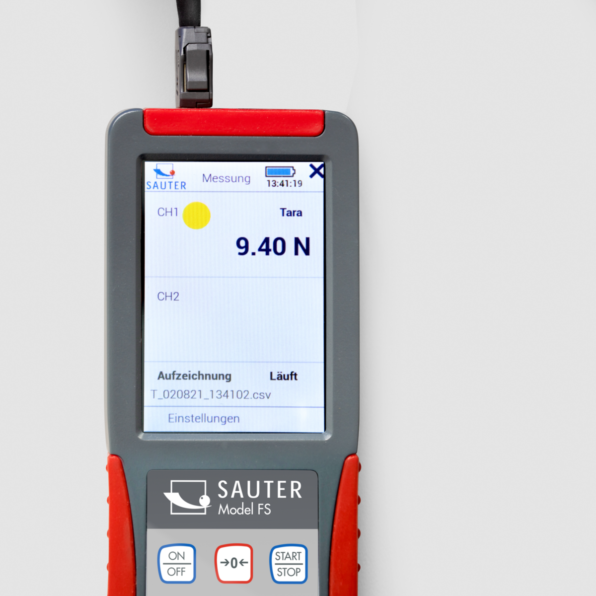 Premium-Kraftmessgerät SAUTER FS – Touchscreen, 2 oder 4 Messkanäle