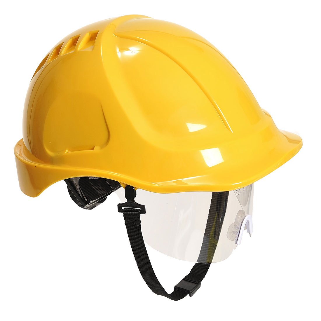 Endurance Plus Visierhelm – Schutzhelm EN 397 / EN 50365 / EN 166 | Portwest PW54