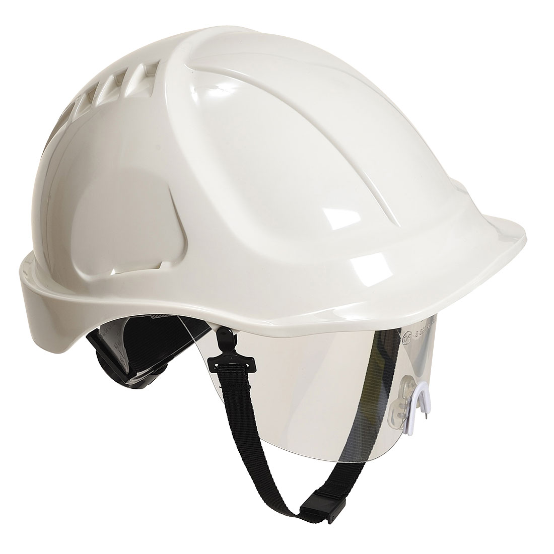 Endurance Plus Visierhelm – Schutzhelm EN 397 / EN 50365 / EN 166 | Portwest PW54